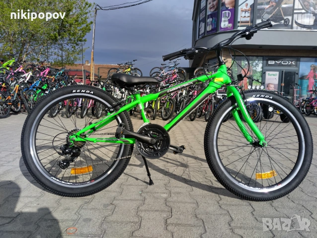 PASSATI Велосипед 24" CYBERTRECK зелен, снимка 12 - Велосипеди - 53839315