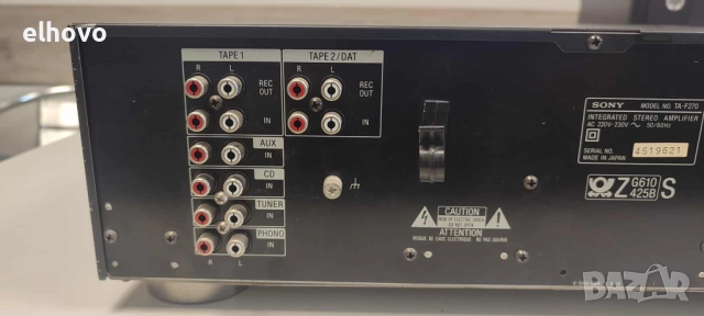 Стерео усилвател Sony TA-F270#1, снимка 7 - Ресийвъри, усилватели, смесителни пултове - 51920978