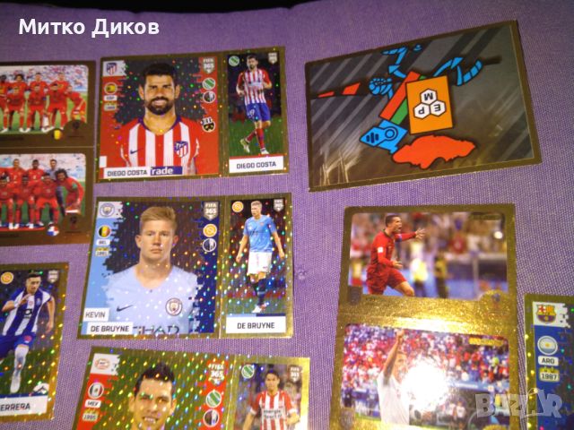 FIFA 365 Panini картички нови 2018-2019г 67 броя и на Меси и Марадона, снимка 7 - Футбол - 46796758