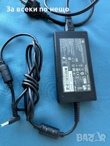 Оригинално зарядно за лаптоп HP 19.5V 6.15A 120W Синя букса , зарядно hp, снимка 6 - Кабели и адаптери - 46848279