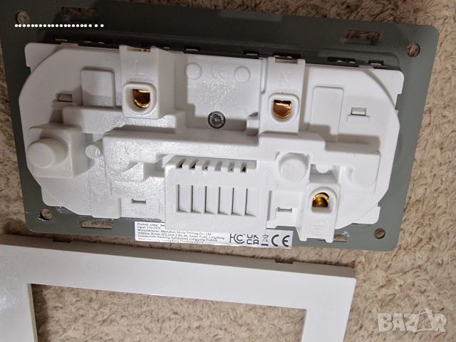 двоен контак с 2 юсб и бутон за включване, снимка 4 - Други стоки за дома - 53511390