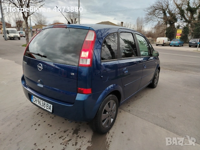 Opel Meriva 1.6 газ бензин 101кс 2004 гд, снимка 4 - Автомобили и джипове - 53562940