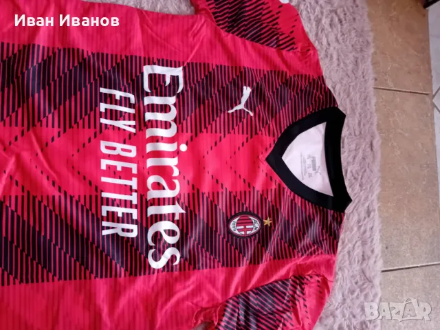 Чисто нов оригинален екип на Милан, снимка 4 - Футбол - 50415514