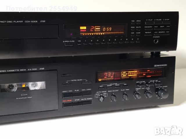 CD плейър Yamaha CDX-530E и касетен дек Yamaha KX-530, снимка 7 - Декове - 46400407
