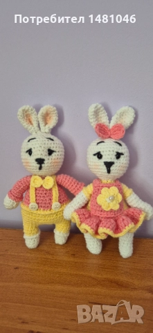 Плетени играчки.Малко сладки предложения за подарък на вашето дете, изработени с много любов., снимка 14 - Плюшени играчки - 52857502