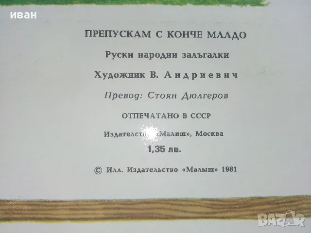 Панорамна книга "Препускам с конче младо" - 1981г., снимка 13 - Колекции - 46871375