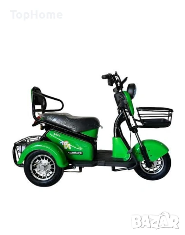  Двуместна Електрическа Триколка PUDDING 1800W , снимка 3 - Мотоциклети и мототехника - 41941423
