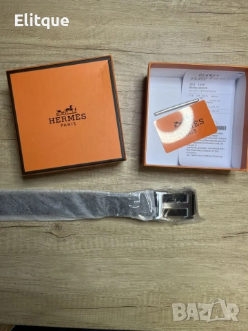 колани от естествена кожа в кутия hermes , снимка 3 - Колани - 53216858