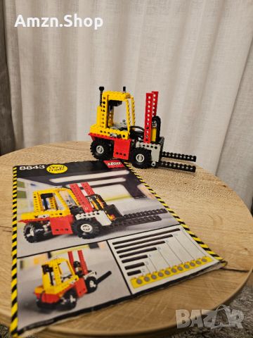 LEGO Technic 8843 Technic Fork-Lift Truck камион с вилочен повдигач Vintage Lego set