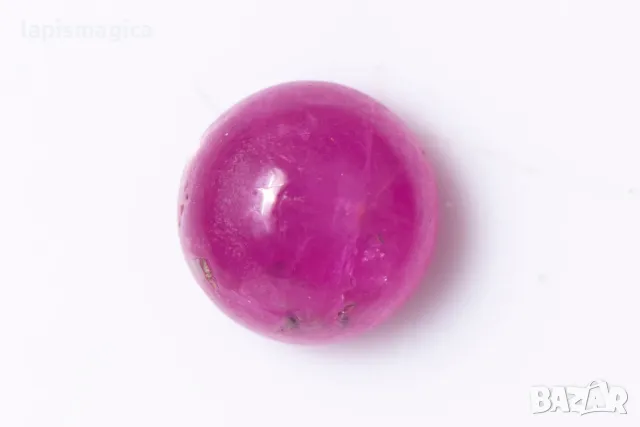 Рубин 0.64ct 4.7mm кръгъл кабошон №8, снимка 1 - Други - 46948914