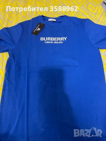Мъжка тениска Burberry размер ХХЛ, снимка 1 - Тениски - 46418556
