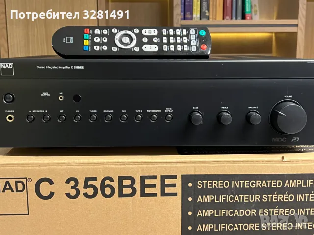 Интегриран усилвател NAD C356 BEE + DAC 2, снимка 2 - Ресийвъри, усилватели, смесителни пултове - 47367128