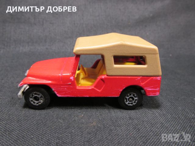 СТАРА РЕТРО МЕТАЛНА КОЛИЧКА MATCHBOX ENGLAND CJ6 JEEP, снимка 2 - Колекции - 46444633