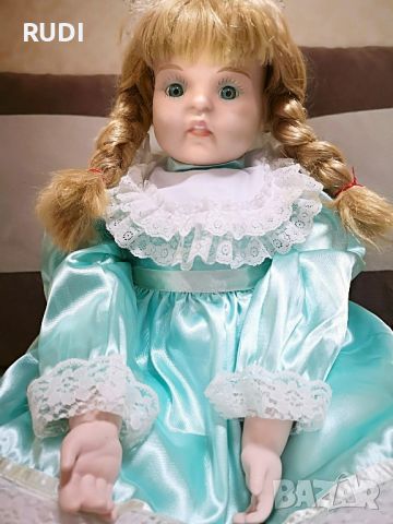 Голяма порцеланова кукла , снимка 2 - Кукли - 45211444