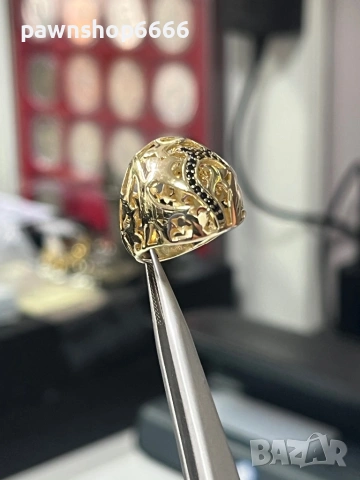 Златен пръстен 14 карата 4,51 грама , снимка 3 - Пръстени - 54162790