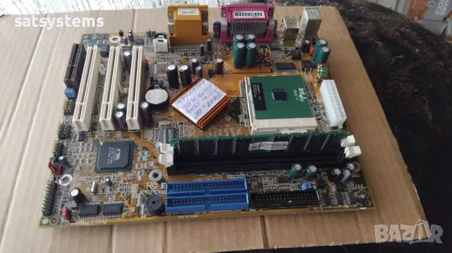 Дънна платка Canyon CN-6LEBMS-T Socket 370 CPU+FAN+RAM, снимка 4 - Дънни платки - 49871312