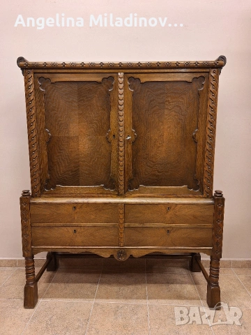 Гардероб, шкаф с богата дърворезба , снимка 8 - Шкафове - 53808691
