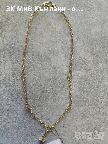 Златно колие 6.72гр 14к 50см, снимка 3 - Колиета, медальони, синджири - 53681036