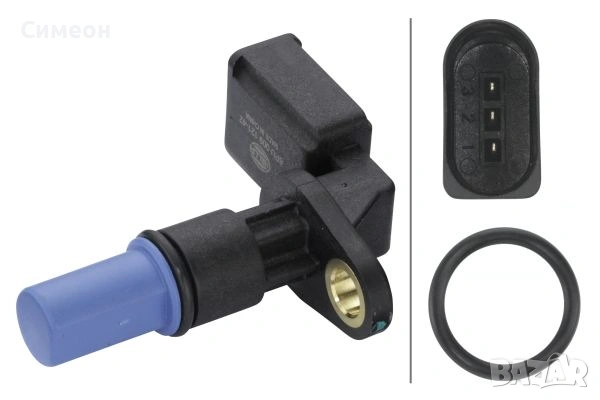 Датчик, разпределителния вал HELLA 6PU009 121-421