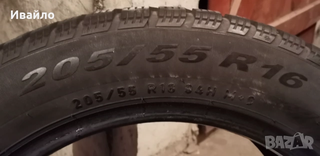 Продавам 4 броя Зимни гуми 205.55.16 на 1 сезон дот 2019 Pireli , снимка 4 - Гуми и джанти - 53084831