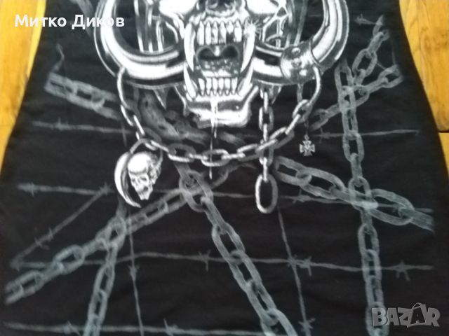 Motorhead потник с надпис размер М, снимка 5 - Тениски - 45735002