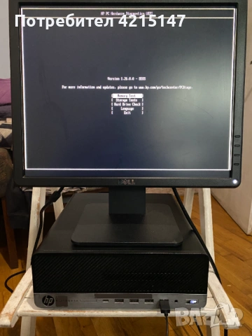 HP EliteDesk 705 G4 SFF-Слим, AMD Ryzen 5 Pro 2400G 3.6 GHz (4 MB), 8 GB, DDR4,NO HARD DRIVE, снимка 7 - Работни компютри - 54294240