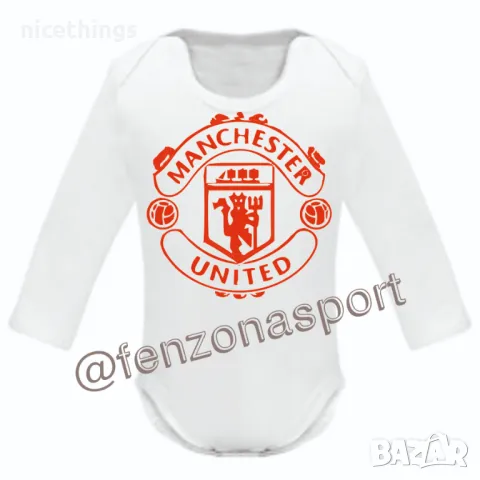 Боди на Манчестър Юнайтед, снимка 3 - Бодита за бебе - 50335949