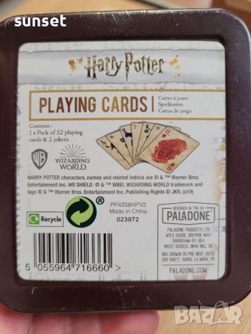 HOGWARTS  комплект карти за игра в МЕТАЛНА кутия, снимка 9 - Карти за игра - 45634725