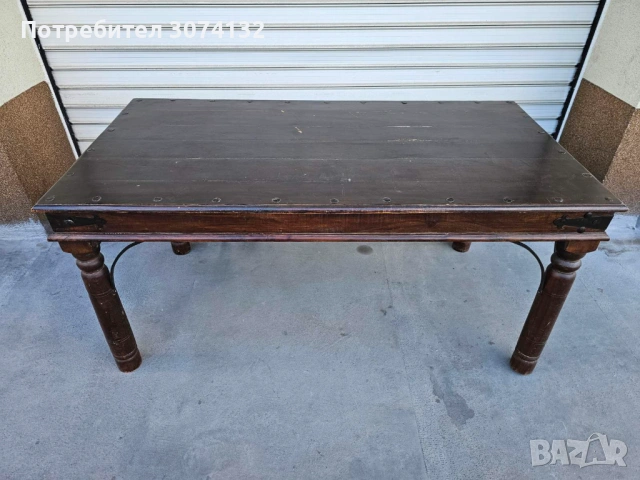 Трапезна маса в стил Рустик (уникална изработка) , снимка 6 - Маси - 53499962