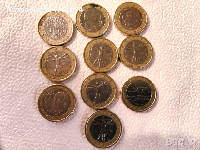Разнообразни евро монети за колекция – поотделно или на лот