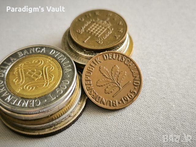 Монета - Германия - 2 пфенига | 1965г.; серия G, снимка 2 - Нумизматика и бонистика - 45698713