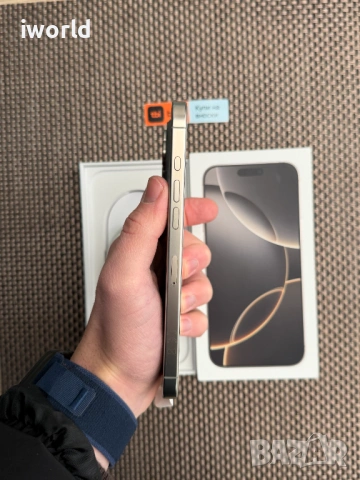 100% Батерия❗iPhone 16 Pro MAX лизинг от 34€ на мес Natural Titanium❗️256GB❗️, снимка 5 - Apple iPhone - 53045412