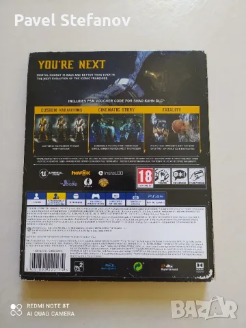 Mortal Kombat 11 Steelbook Edition PS4 , снимка 5 - PlayStation конзоли - 47128442