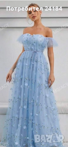 Официална, дълга, абитуриенска рокля, снимка 3 - Рокли - 52049206