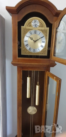 Стар паркетен часовник, снимка 3 - Антикварни и старинни предмети - 54200637