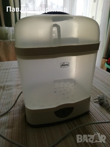 Топ Електрически Стерилизатор Нагревател Chicco 2 в 1 Бебешки Детски Модуларен Пара Шишета Бутилки , снимка 11 - Стерилизатори - 53804591