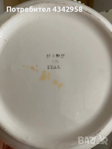 Ваза с жасминови цветя.Италия, снимка 5 - Антикварни и старинни предмети - 50612400