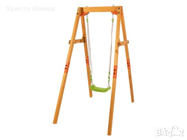 Свободно стояща детска Дървена люлка Playtive 148 x 190 x 162 cm, снимка 1 - Градински мебели, декорация  - 46032404