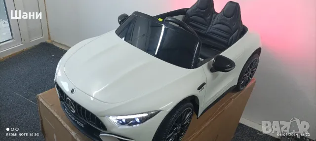 Акумулаторна кола Mercedes Benz DK-SL63Бял , снимка 2 - Детски велосипеди, триколки и коли - 47156509