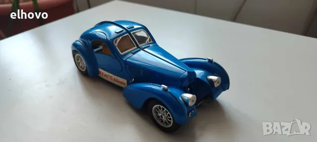 Метална количка Bugatti Atlantic(1936) Burago 1/24, снимка 8 - Колекции - 47141477