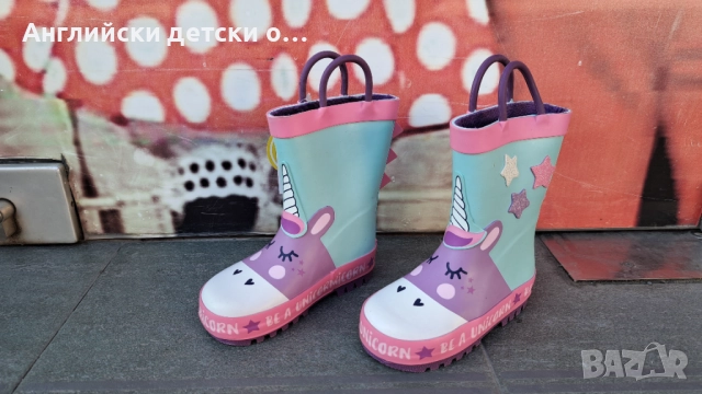 Английски детски гумени ботуши, снимка 6 - Детски боти и ботуши - 52378602