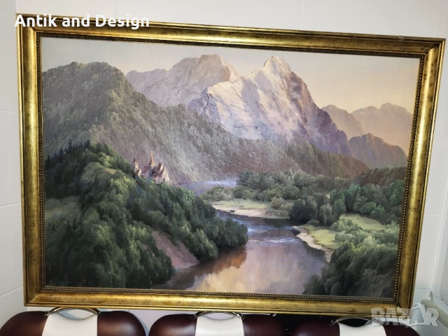 Руска Маслена Картина , снимка 11 - Антикварни и старинни предмети - 54093701