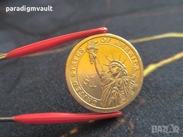 Монета - САЩ - 1 долар (Джон Тайлър) UNC | 2009г., снимка 2 - Нумизматика и бонистика - 54007344