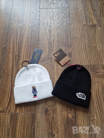 Страхотни зимни шапки POLO RALPH LAUREN HUGO BOSS THE NORTH FACE , снимка 8 - Шапки - 52827920