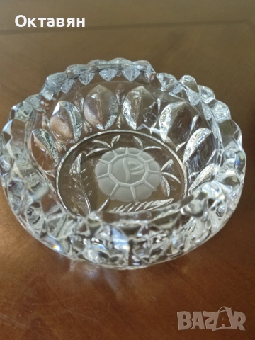 Пепелник порцеланов,кристален,гума, снимка 6 - Антикварни и старинни предмети - 53333722