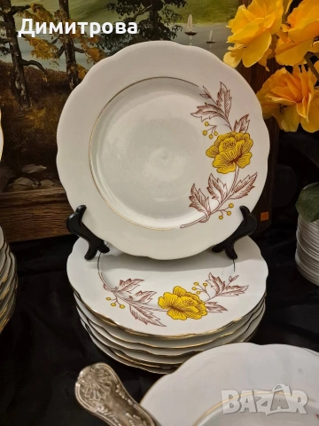 Сервиз за хранене, Cmielow Poland , снимка 7 - Сервизи - 54287475