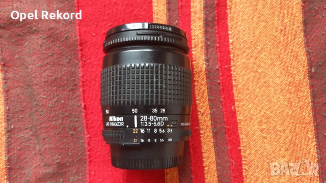 Обектив Nikon 28-80mm, f3.5-5.6 D, снимка 6 - Обективи и филтри - 52634457