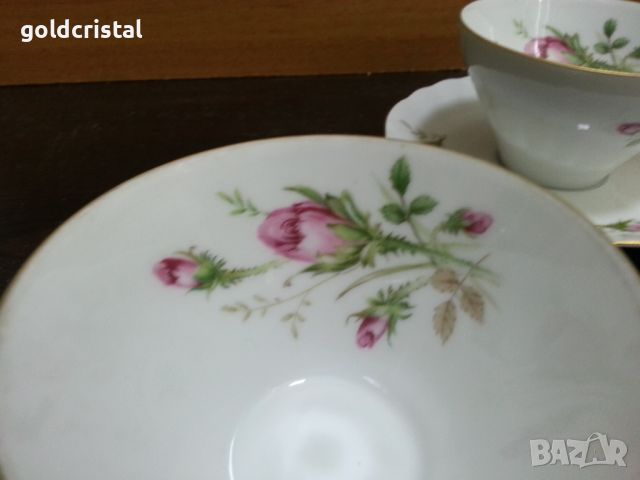 Немски порцелан Бавария чаши за чай кафе , снимка 5 - Антикварни и старинни предмети - 46024349