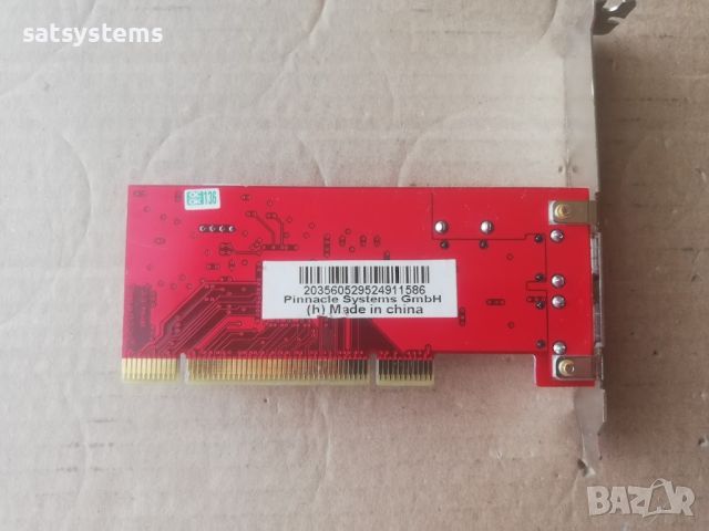 PCI 3-Port 1394 FireWire Adapter Card Pinnacle Booster 2B v1.0, снимка 9 - Други - 46459321