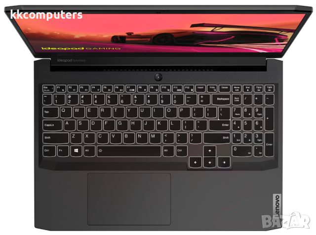 Лаптоп Lenovo IdeaPad Gaming 3 15ACH6, 15.6", Full HD, AMD Ryzen 5 5500H 4C(3.3 - 4.2 GHz, 8 M), NVI, снимка 4 - Лаптопи за игри - 46320392